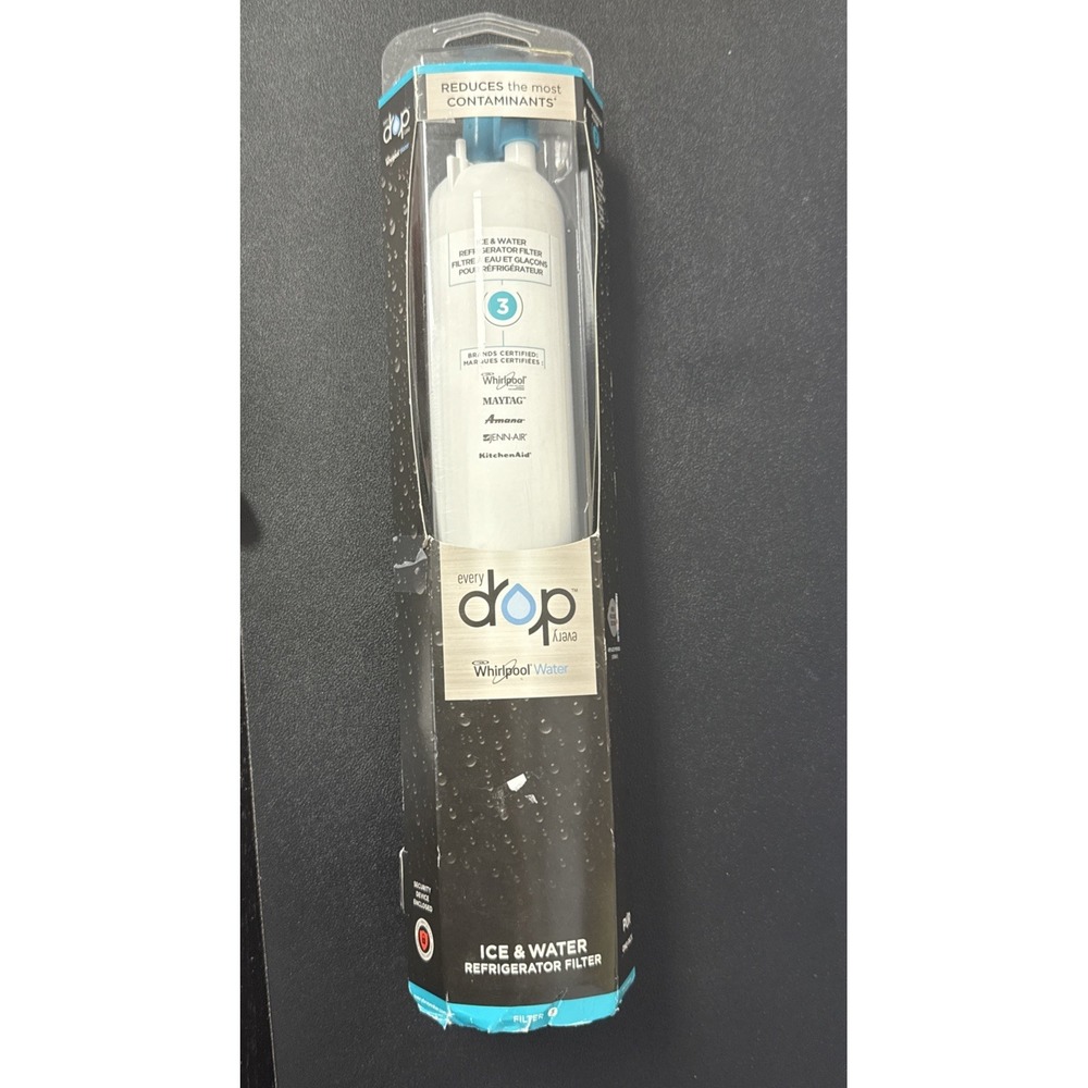 Everydrop by Whirlpool Ice and Water Refrigerator Filter 3 Single-Pack NEW